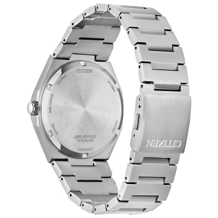 Citizen Eco-Drive Mens Zenshin Three-hand Watch with Super Titanium Bracelet