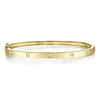 BRACELETS - 14K Yellow Gold 0.38cttw Bezel Set Diamond Bangle Bracelet