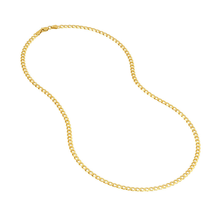 Chain - 14K Yellow Gold 3.7mm 20 Inch Curb Chain