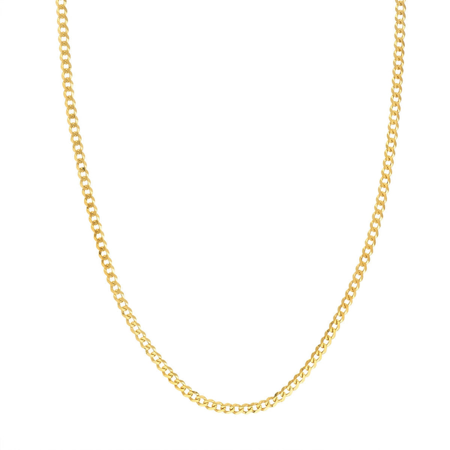 Chain - 14K Yellow Gold 3.7mm 24 Inch Curb Chain