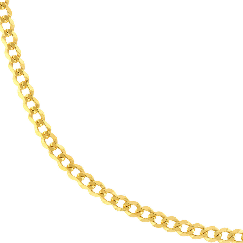Chain - 14K Yellow Gold 3.7mm 24 Inch Curb Chain