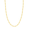 Chain - 14K Yellow Gold 3.9mm 24 Inch Concave Figaro Chain