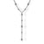 Sterling Silver 24" Round Bead Y Station Bujukan Necklace