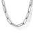 Sterling Silver Solid Paper Clip Chain 18 Inch Necklace