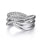 Sterling Silver Bujukan Ladies Twisted Fashion Ring. Finger Size 6.5