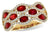 14K Yellow Gold Ruby and Diamond Fashion Ring