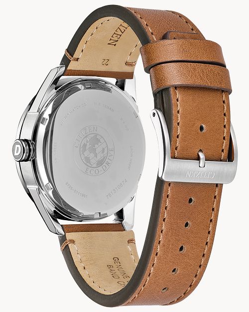 Watches - Citizen Eco-Drive Men's Drive Collection With Leather Strap Watch.