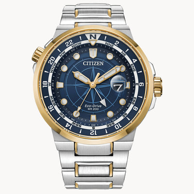 Watches - Citizen Eco-Drive Men's Endeavor Gold & Silver-Tone Stainless Steel Watch