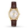 Watches - Citizen Eco-Drive Women's Corso Gold-Tone Brown Strap Watch.