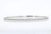 BRACELETS - 14K White Gold 1cttw Flex Bangle Diamond Tennis Bracelet