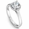 DIAMOND ENGAGEMENT RINGS - 14K White Gold .10cttw Traditional Diamond Engagement Ring