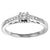 Princess Cut Diamond Engagement Ring 14K White Gold