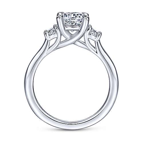 DIAMOND ENGAGEMENT RINGS - 14k White Gold .28cttw Classic Diamond Engagement Mounting