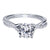 Criss-Crossed Round Diamond Ring .14 Cttw 14K White Gold 202A