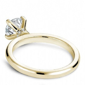 DIAMOND ENGAGEMENT RINGS - 14K Yellow Gold Traditional Diamond Engagement Ring