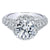 Pave Multi-Row Halo Diamond Ring 1.33 Cttw 14K Gold 334A