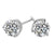 Round Diamond Stud Earrings 1.00 Cttw 14K White Gold