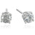 Round Diamond Stud Earrings 1.50 Cttw 14k White Gold