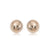 Ball Stud Earrings 14K Rose Gold 8mm