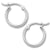 Hoop Earrings 14K White Gold 12mm | Mullen Jewelers