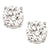 Promotional Quality Round Diamond Stud Earrings .50 Cttw