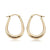 U Shape Hoop Earrings 14k Yellow Gold | Mullen Jewelers