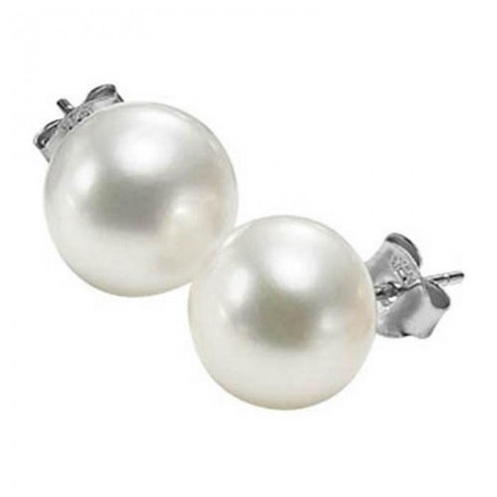 Freshwater Pearl Stud Earrings  Sterling Silver 7mm