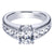 Graduated Channel Set Round Diamond Ring 1Cttw 14K Gold 46A