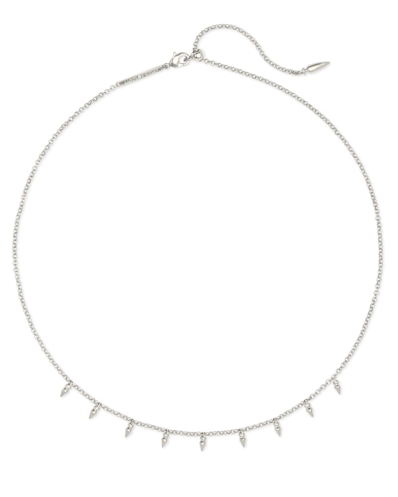 NECKLACES - Kendra Scott Addison Choker Necklace In Silver