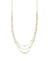 NECKLACES - Kendra Scott Rina Gold Multi Strand Necklace In Lustre Glass