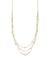 Kendra Scott Rina Gold Multi Strand Necklace In Lustre Glass