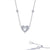 Lafonn Sterling Silver Pawmise Simulated Diamond Necklace