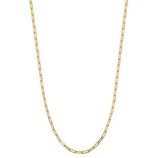 NECKLACES - Sterling Silver 24" Necklace Made With Paperclip Chain