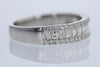 RINGS - 14K White Gold 1cttw Baguette & Round Diamond Fashion Ring
