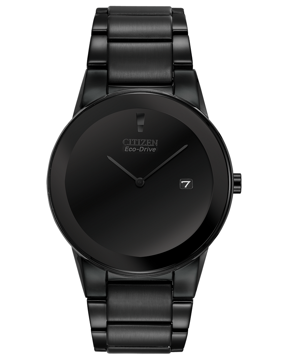 Watches - Citizen Eco-Drive Men's Axiom Black-Tone Stainless Steel Watch