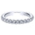 French Pave Eternity Diamond Band 1.5 Cttw14K White Gold