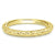 Engraved Stackable Ring 14K Yellow Gold | Mullen Jewelers