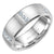 Bleu Royale Vertical Diamond Men's Ring 14K White Gold