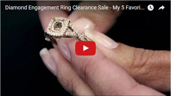 My Top 5 Favorite Clearance Diamond Engagement Rings