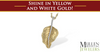 It's Time to Shine in Yellow and White Gold!