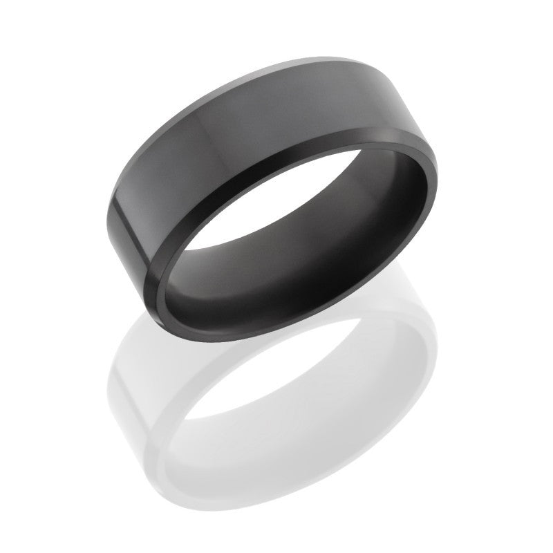Mens Elysium Black Diamond Wedding Bands