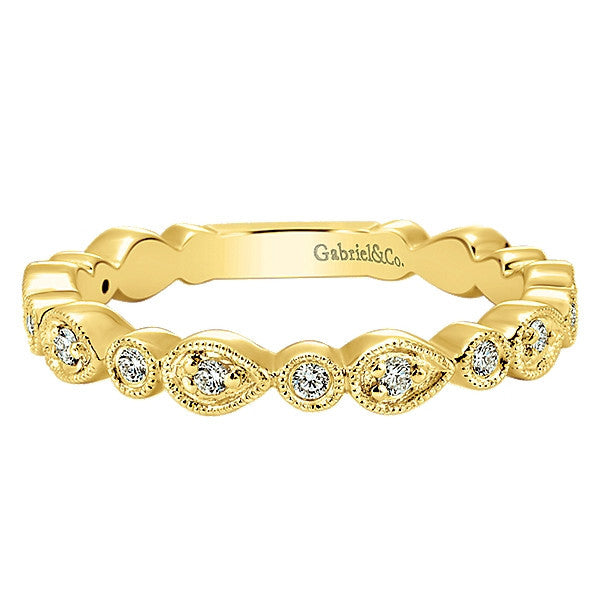 Stackable Diamond Wedding Bands