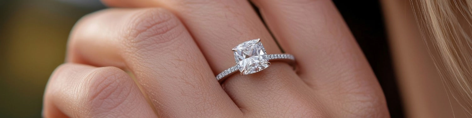 Cushion Cut Diamond Engagement Rings