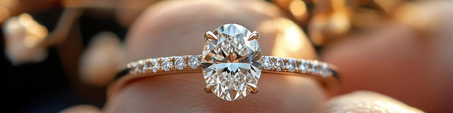 Oval Diamond Engagement Ring