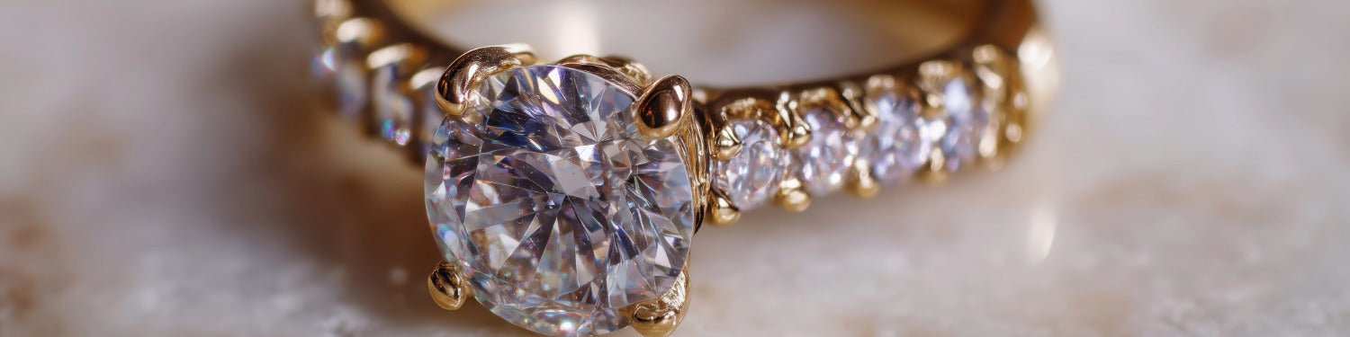 3/4ct Round Center Diamond