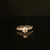 Estate 18K White Gold 1.08cttw with .83ct G/I1 Center Channel Set Round Diamond Engagement Ring