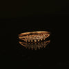 Estate 14K Yellow Gold 7-Stone Marquise Diamond Anniversary Band