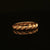 Estate 14K Yellow Gold 3mm Wide Rolled Diamond Eternity Band