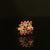 Estate 14K Yellow Gold Ruby & Diamond Fashion Ring
