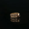 Estate 19.2K Yellow Gold 7-Band Style with pink center stone Ring